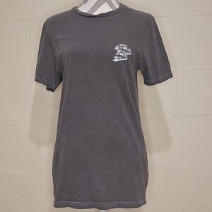 Vintage VANS Men’s V66 Short Sleeve Crew Neck "Off The Wall" Tee Charcoal Size S